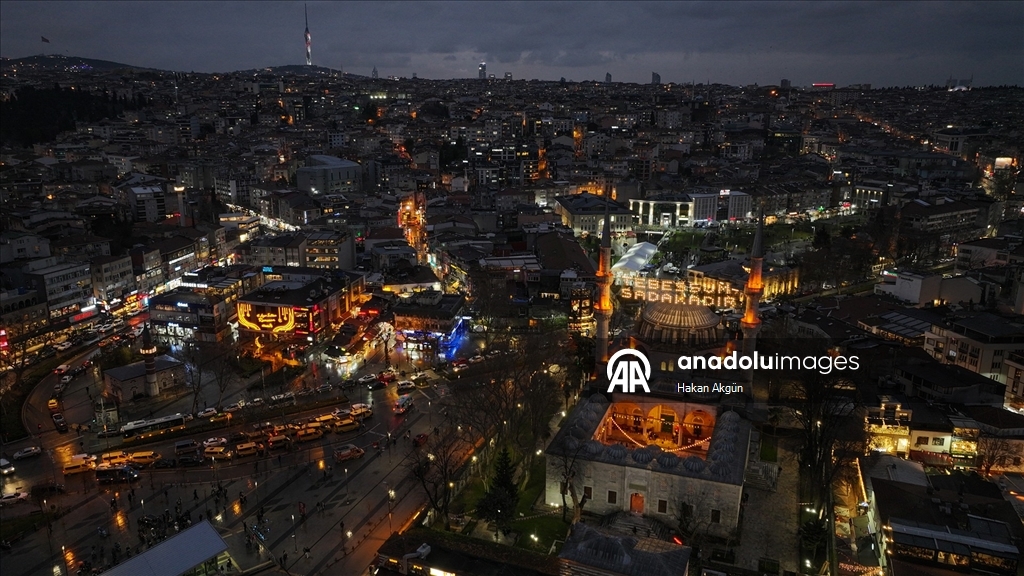 Valide-i Cedid Camisi havadan görüntülendi