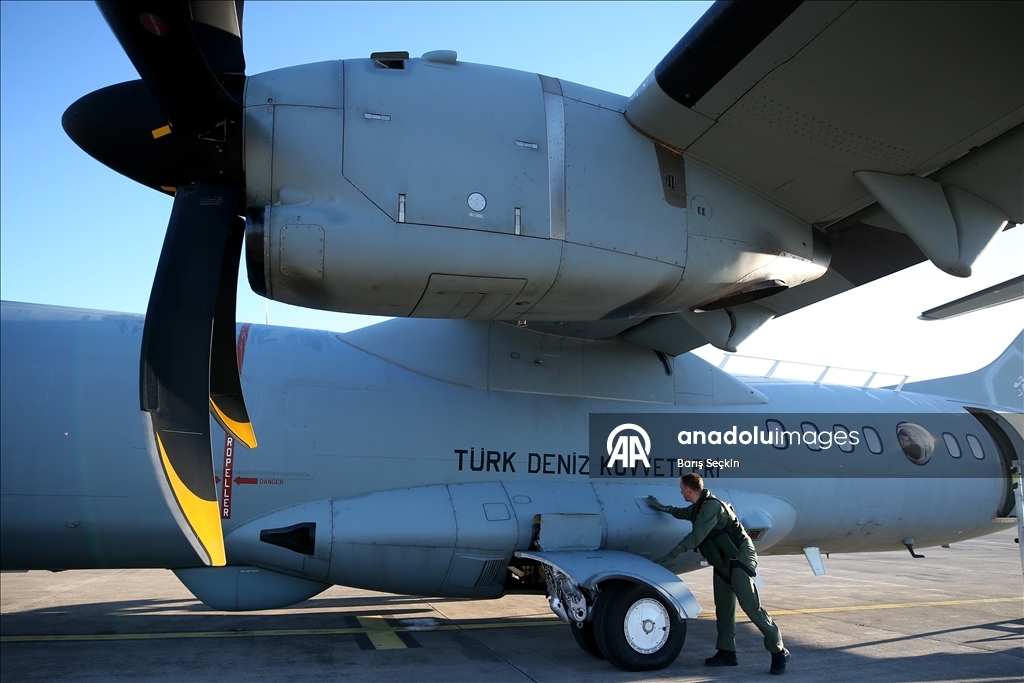 Türk donanmasının havadaki gözü kulağı P-72 uçağı NATO tatbikatında denizaltı avında