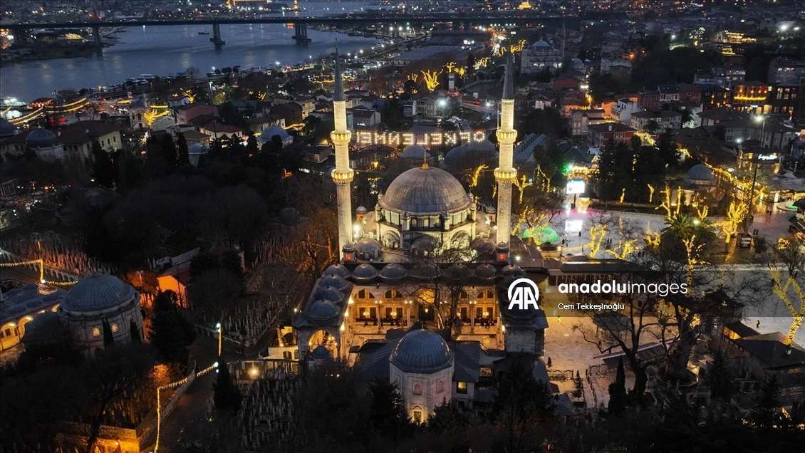 Eyüpsultan Camisi havadan görüntülendi