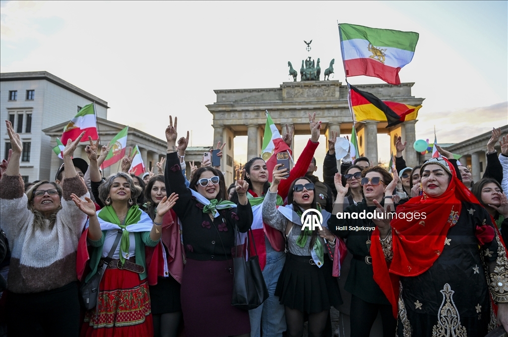 Акция протеста в Берлине