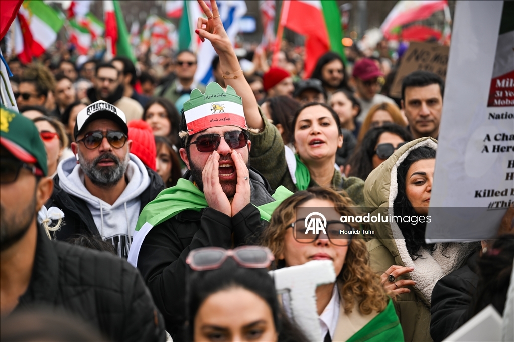 Протест в Амстердаме после израильско-американских ударов по Ирану