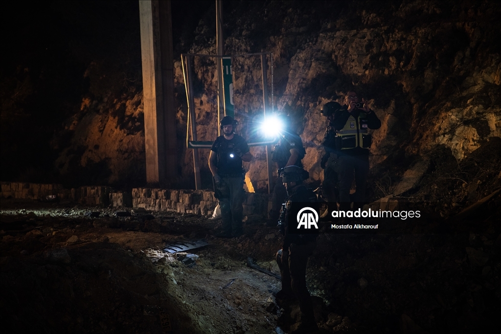 Шесть человек ранены в результате падения иранской ракеты в Иерусалиме