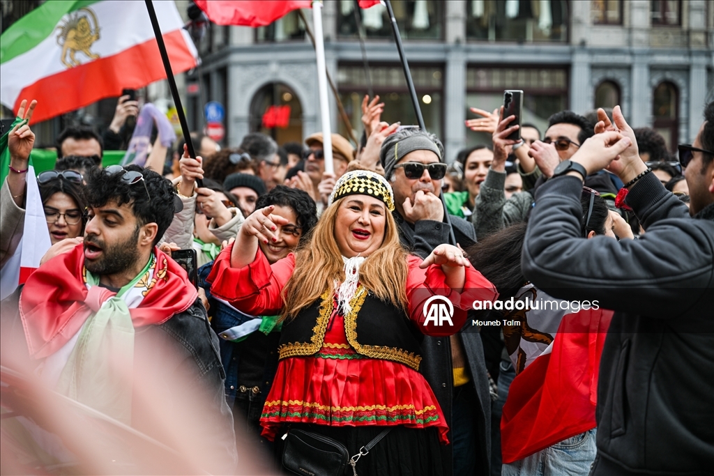 Протест в Амстердаме после израильско-американских ударов по Ирану