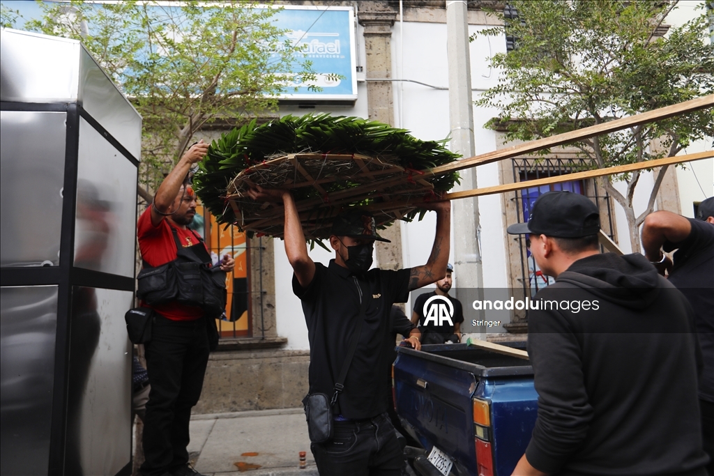 В Гвадалахаре продолжается подготовка к предполагаемым похоронам наркобарона Эль Менчо
