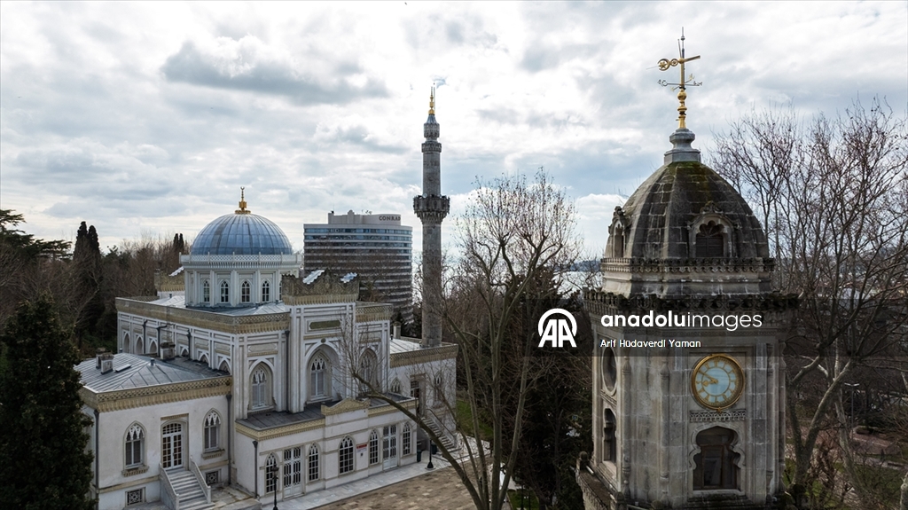 2. Abdülhamid'in el izlerini taşıyan Yıldız Hamidiye Camisi