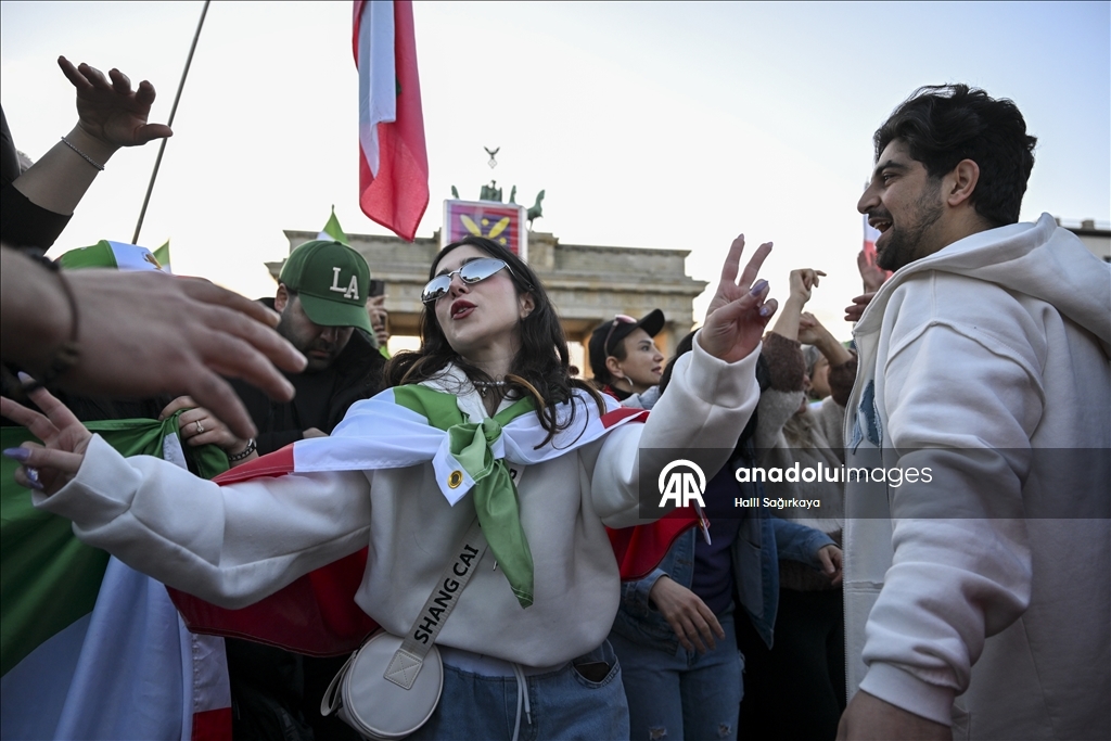 Акция протеста в Берлине