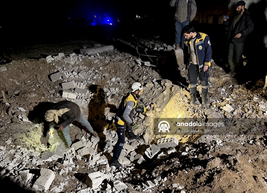 Три человека, включая двоих детей, ранены из-за падения обломков ракеты в Дамаске