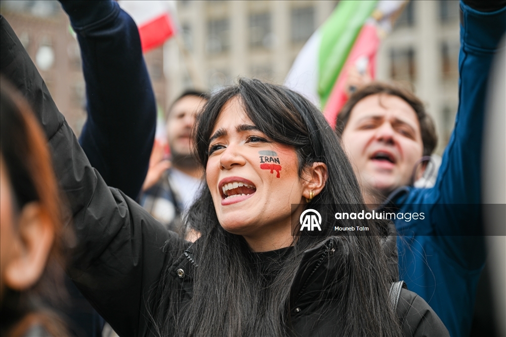 Протест в Амстердаме после израильско-американских ударов по Ирану