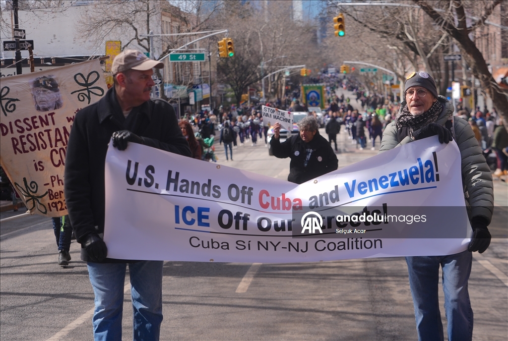 В Нью-Йорке прошел марш в честь Дня святого Патрика