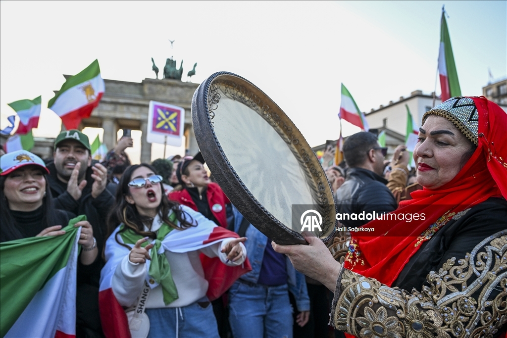 Акция протеста в Берлине