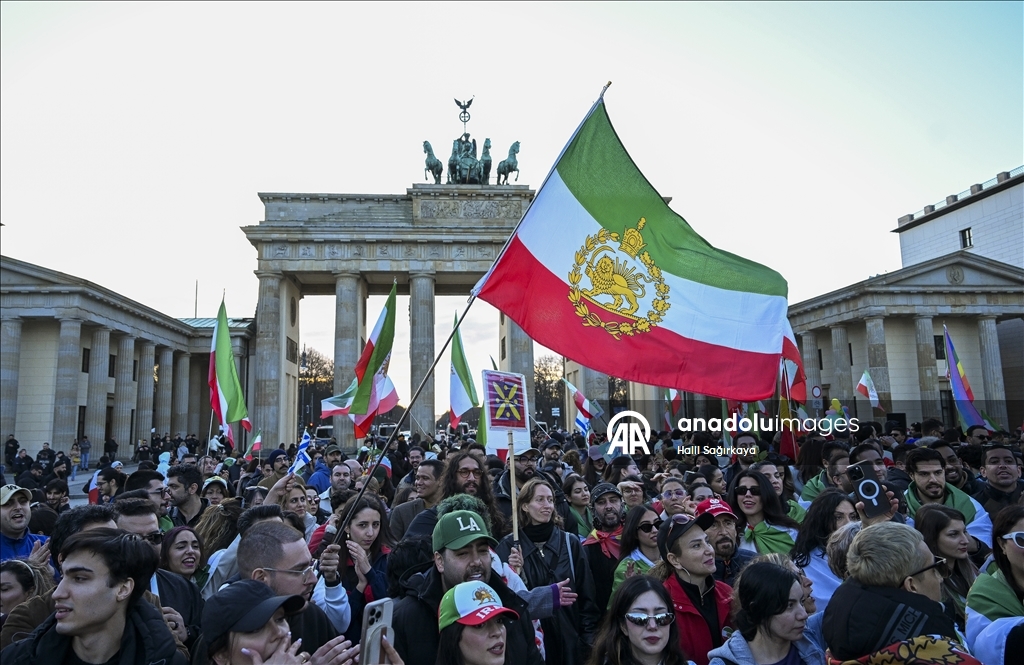 Акция протеста в Берлине