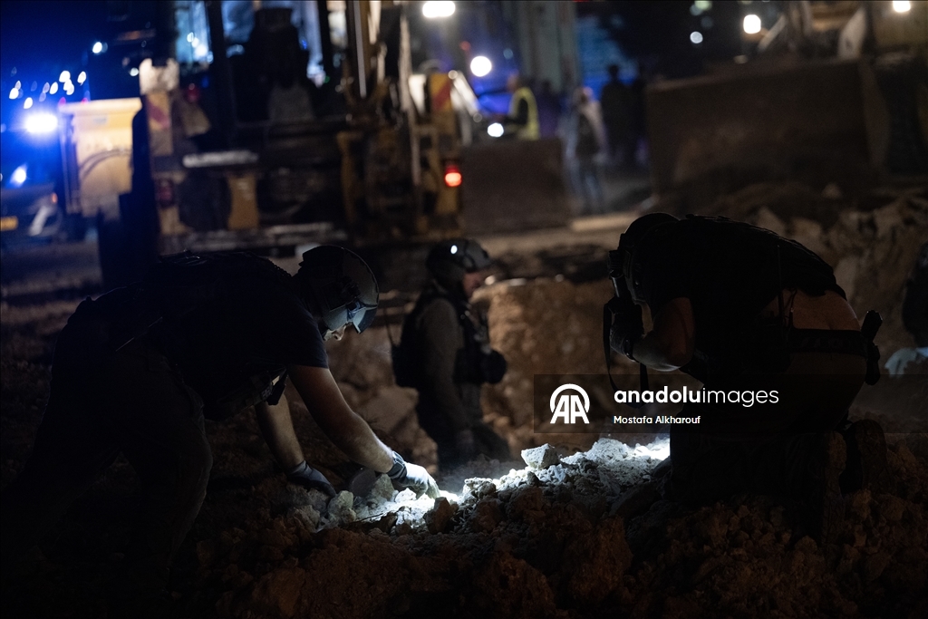 Шесть человек ранены в результате падения иранской ракеты в Иерусалиме