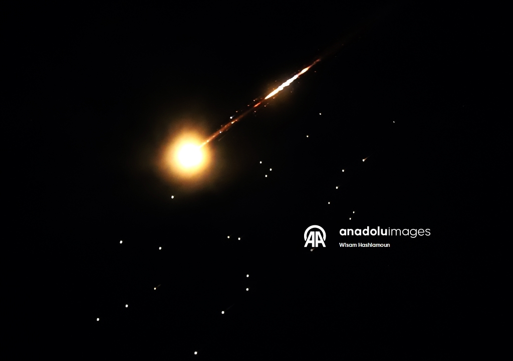 Запущенные из Ирана ракеты зафиксированы в небе над Западным берегом