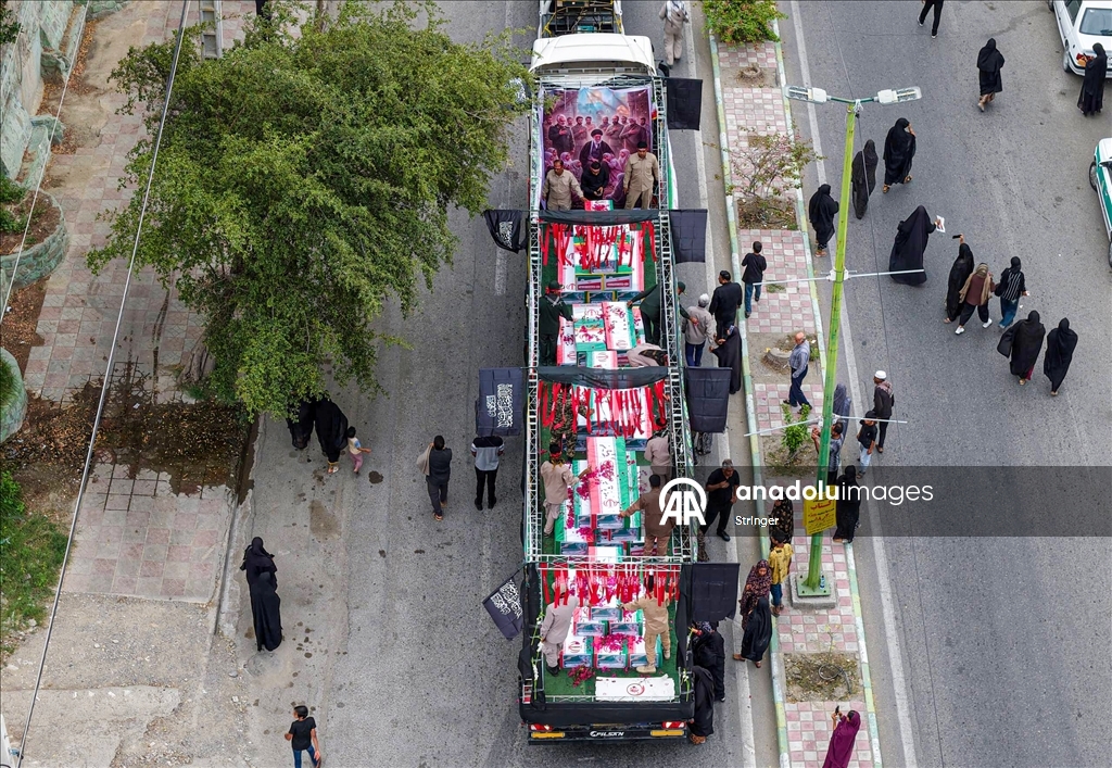 Funeral held for children who lost their lives in US-Israeli attack on Iranian Primary School