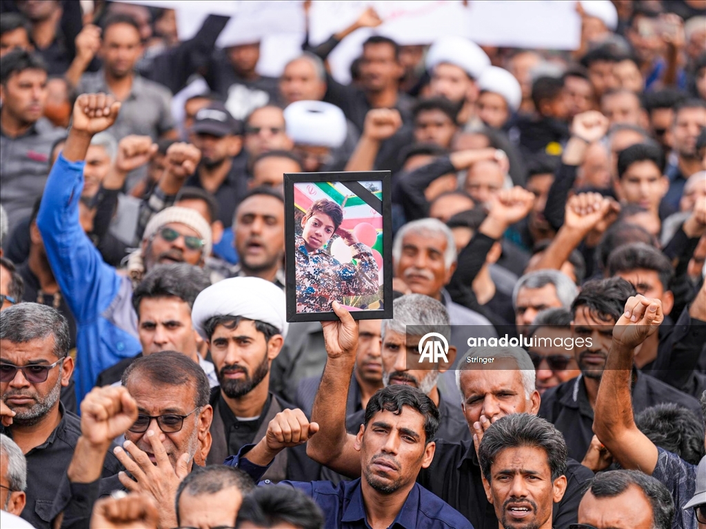 Funeral held for children who lost their lives in US-Israeli attack on Iranian Primary School