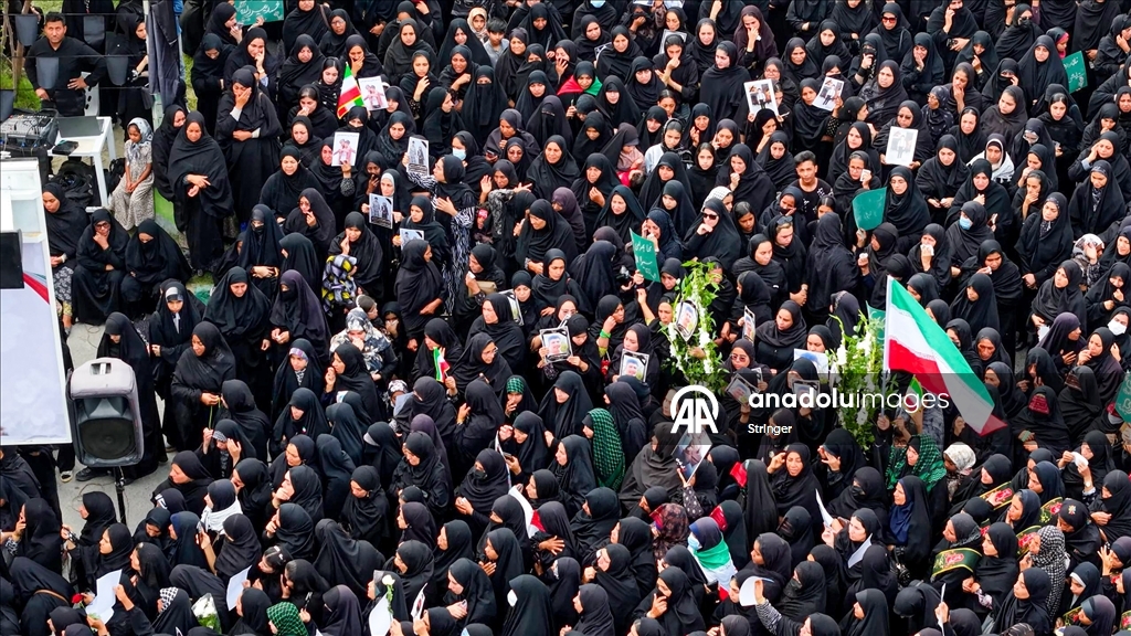 Funeral held for children who lost their lives in US-Israeli attack on Iranian Primary School