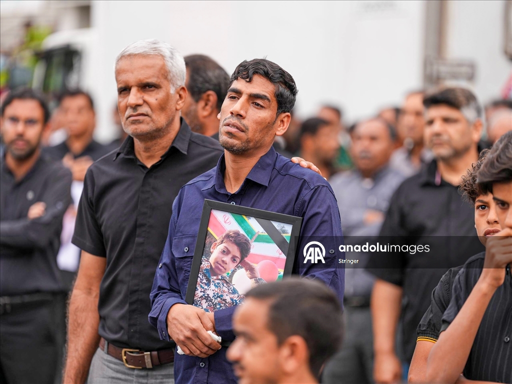 Funeral held for children who lost their lives in US-Israeli attack on Iranian Primary School