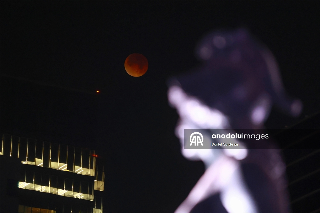 Meksika'da kanlı ay tutulması 