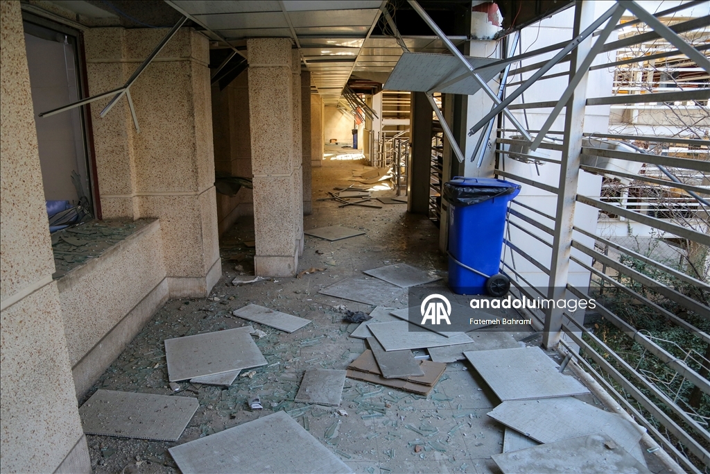 Съемочная команда «Анадолу» зафиксировала масштаб разрушений в больнице Шехит Мутахарри в Тегеране