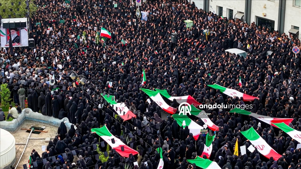 Funeral held for children who lost their lives in US-Israeli attack on Iranian Primary School