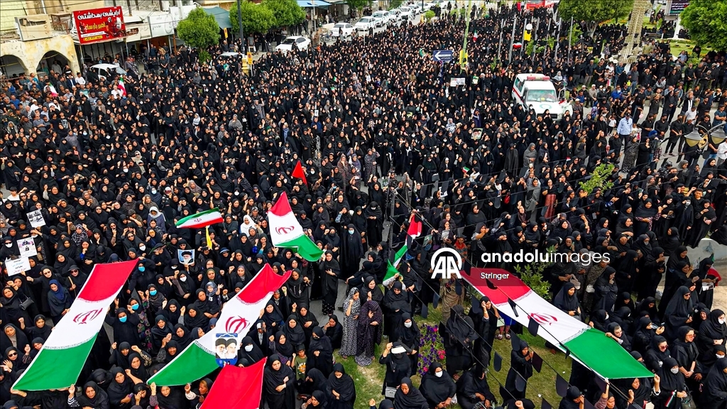 Funeral held for children who lost their lives in US-Israeli attack on Iranian Primary School