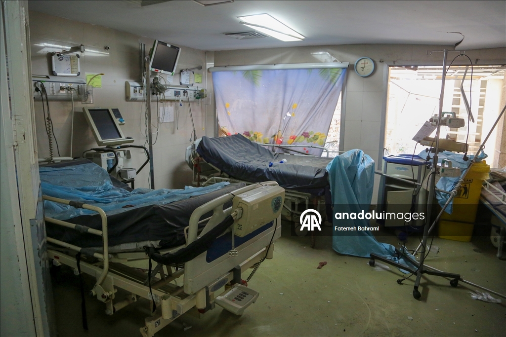 Съемочная команда «Анадолу» зафиксировала масштаб разрушений в больнице Шехит Мутахарри в Тегеране