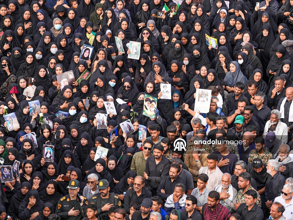 Funeral held for children who lost their lives in US-Israeli attack on Iranian Primary School
