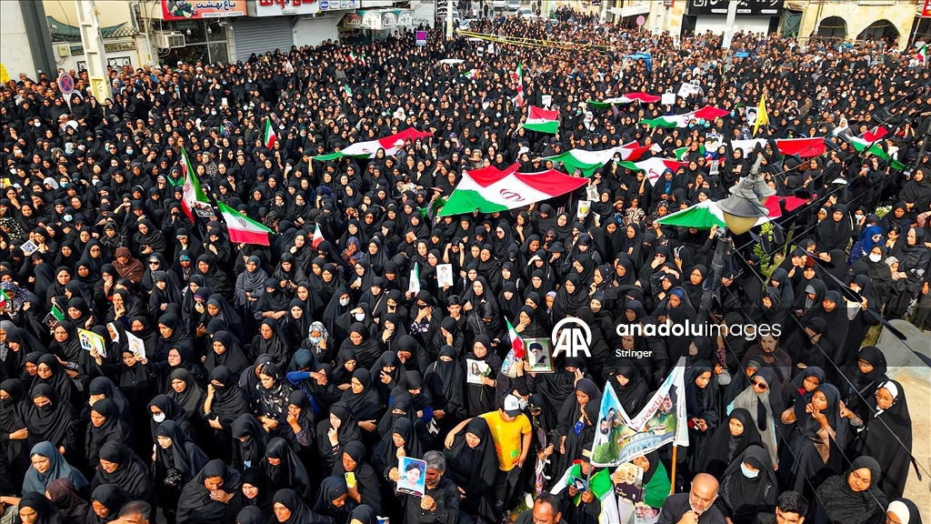 Funeral held for children who lost their lives in US-Israeli attack on Iranian Primary School