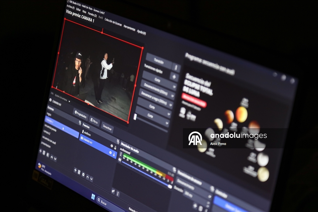 Total Lunar Eclipse Seen in El Salvador