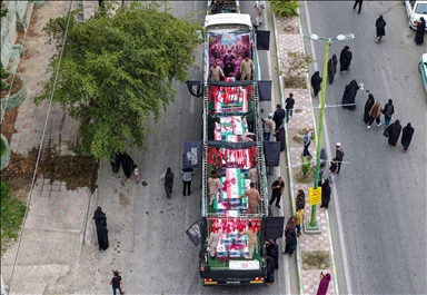 Funeral held for children who lost their lives in US-Israeli attack on Iranian Primary School