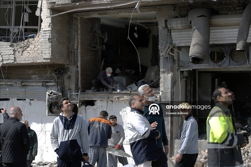 US-Israeli strikes cause destruction in Tehran’s Turkmenistan Square