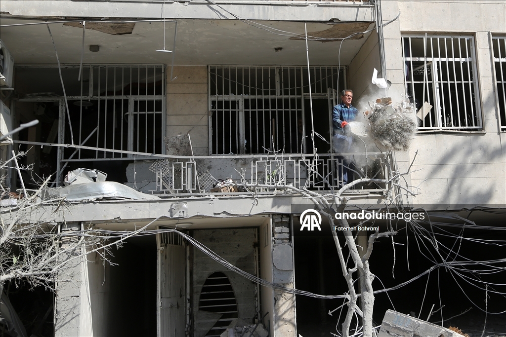 US-Israeli strikes cause destruction in Tehran’s Turkmenistan Square