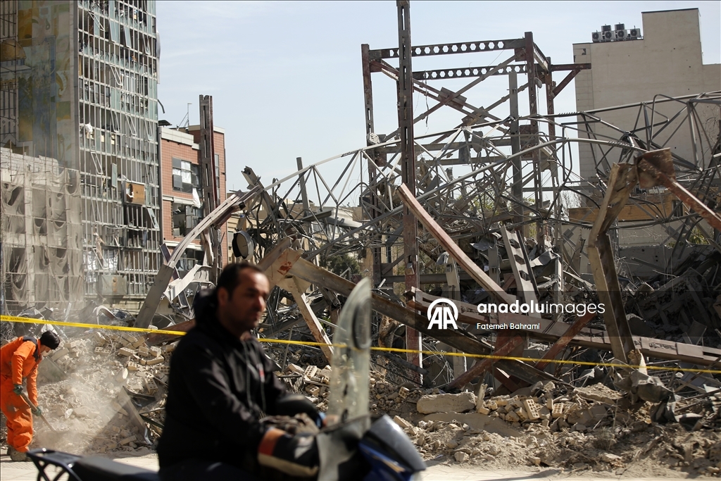 US-Israeli strikes cause destruction in Tehran’s Turkmenistan Square