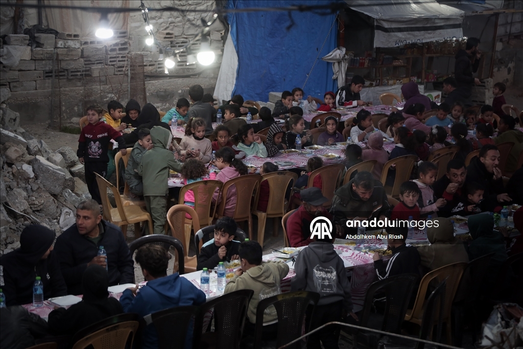 В Газе была организована коллективная программа ифтара