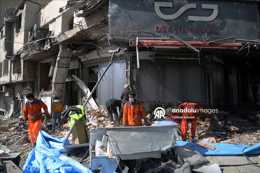 US-Israeli strikes cause destruction in Tehran’s Turkmenistan Square