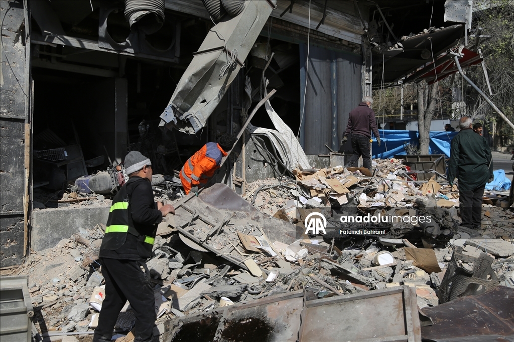 US-Israeli strikes cause destruction in Tehran’s Turkmenistan Square