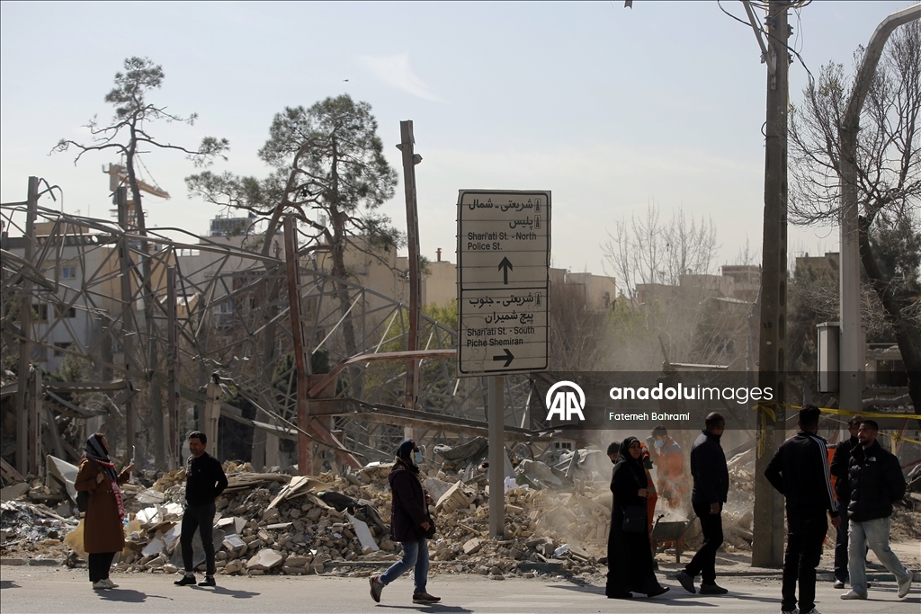 US-Israeli strikes cause destruction in Tehran’s Turkmenistan Square