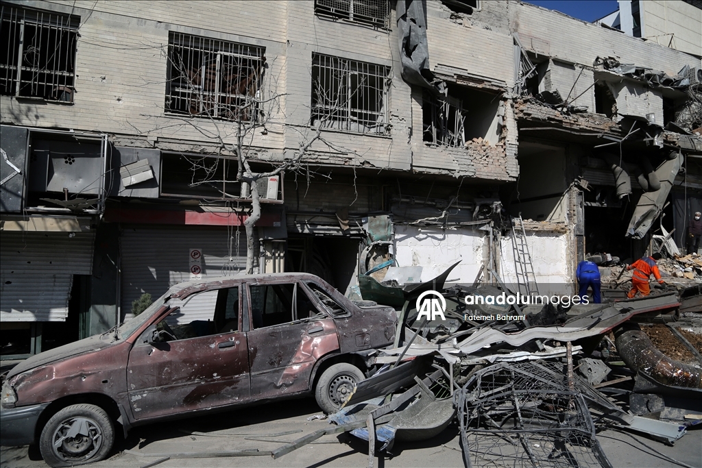 US-Israeli strikes cause destruction in Tehran’s Turkmenistan Square