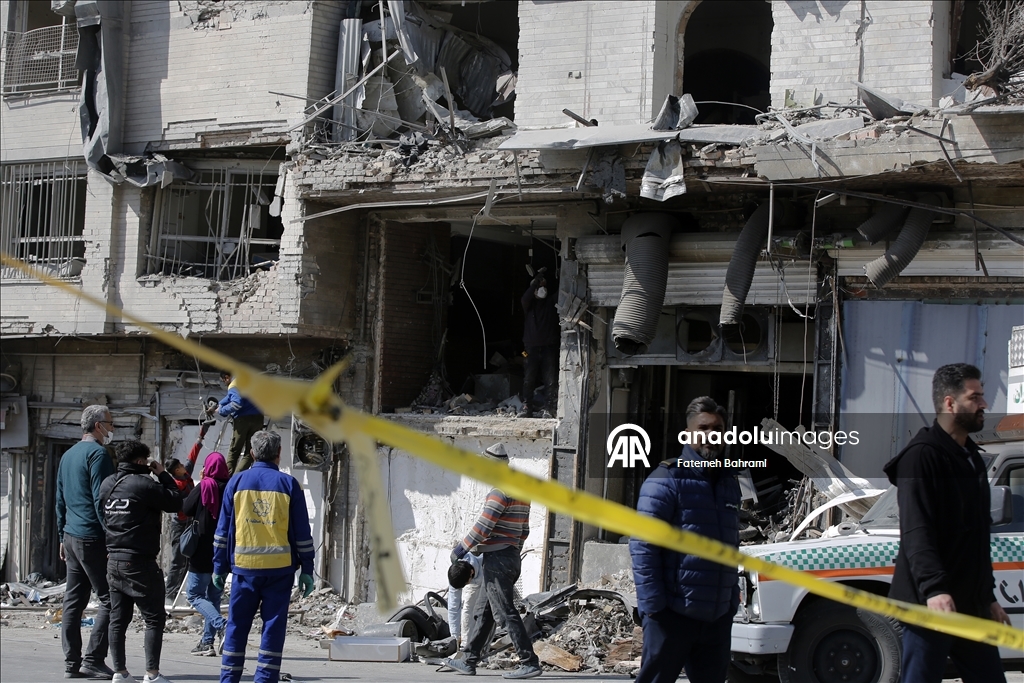 US-Israeli strikes cause destruction in Tehran’s Turkmenistan Square