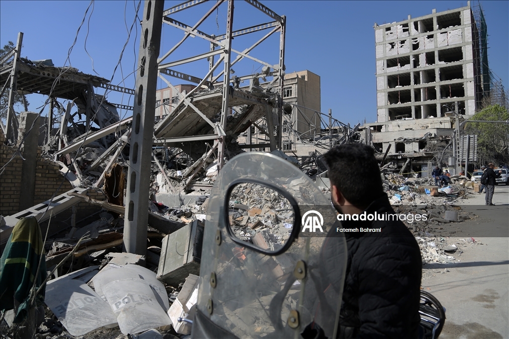 US-Israeli strikes cause destruction in Tehran’s Turkmenistan Square