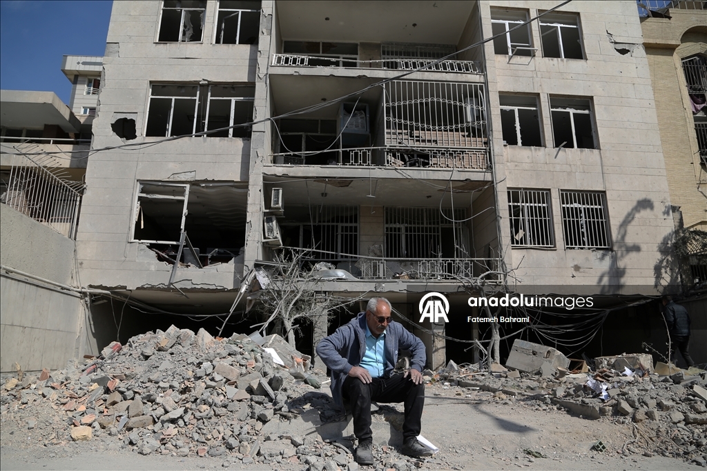 US-Israeli strikes cause destruction in Tehran’s Turkmenistan Square