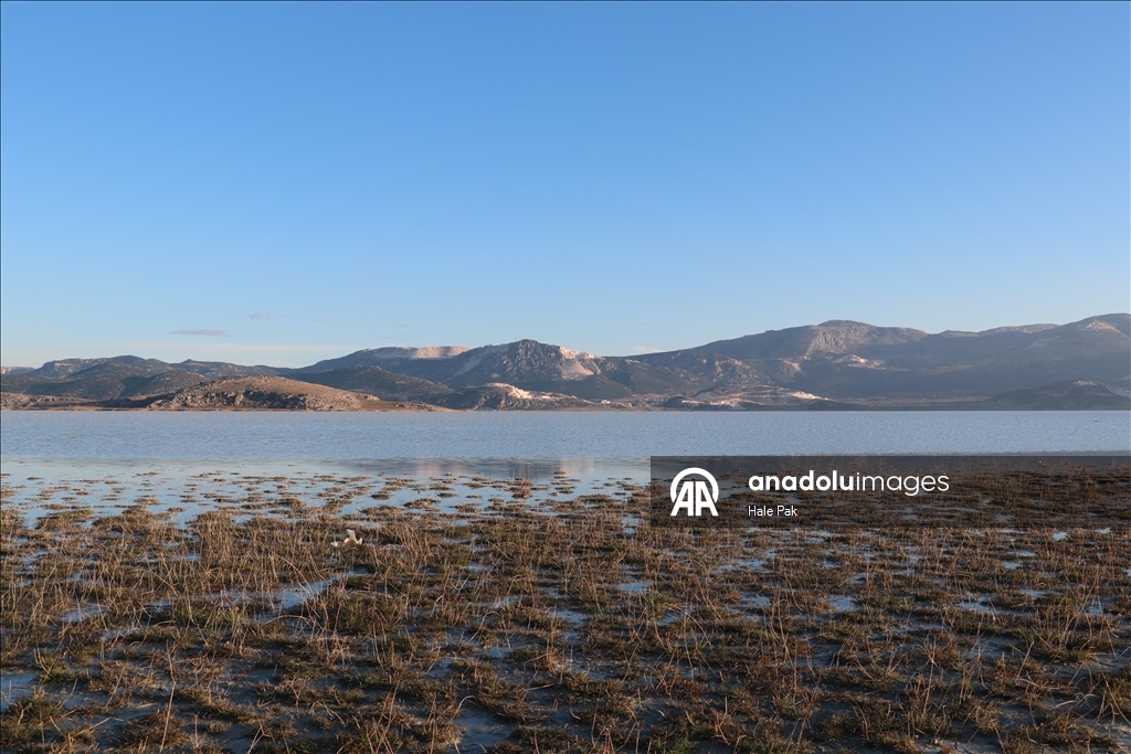 Salda'nın su seviyesi yükseldi, kuruyan Akgöl ve Yarışlı gölleri yeniden su tuttu