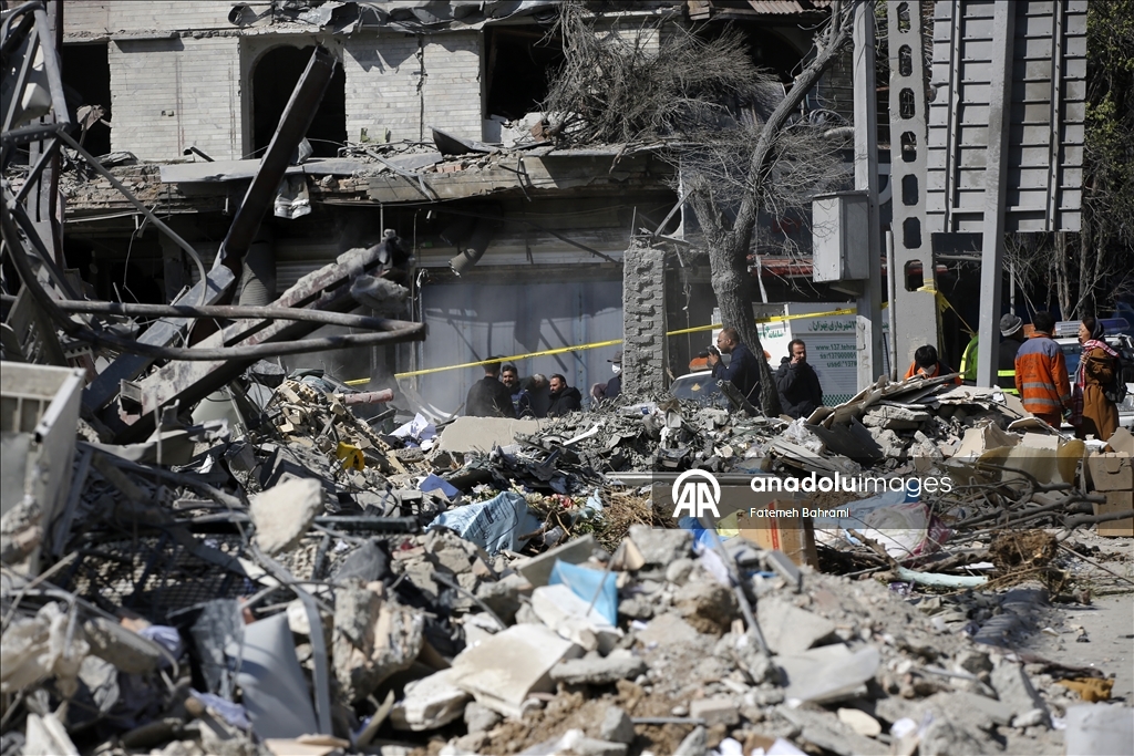 US-Israeli strikes cause destruction in Tehran’s Turkmenistan Square