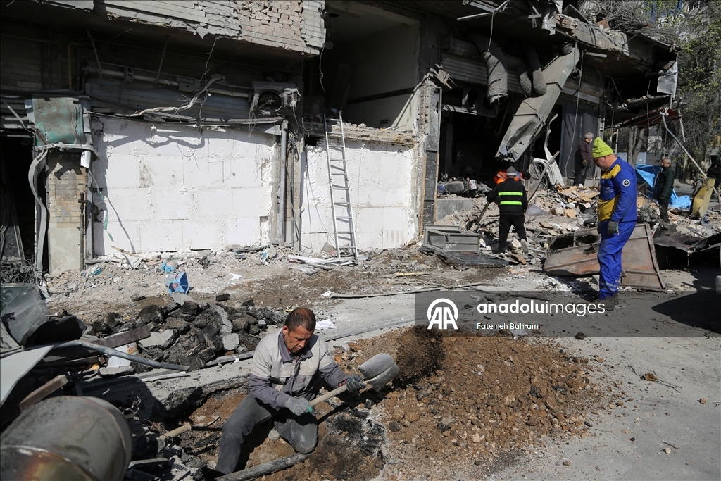 US-Israeli strikes cause destruction in Tehran’s Turkmenistan Square