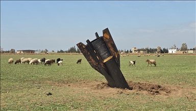Suriye’nin Kamışlı ilçesinde balistik füze düştü