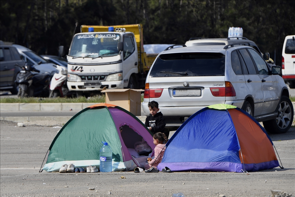 بيروت - ارتفاع النازحين في لبنان إلى 110 آلاف منذ تصعيد إسرائيل عدوانها