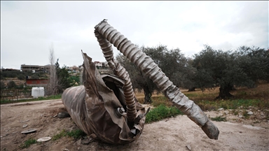 İran'dan İsrail'e atılan bir füze işgal altındaki Batı Şeria'ya düştü