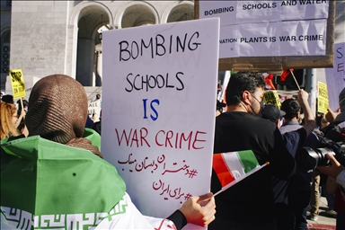 В Лос-Анджелесе прошла акция протеста против войны