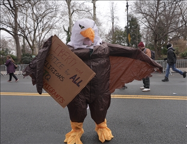 На антимусульманской акции протеста в Нью-Йорке применили дымовую шашку
