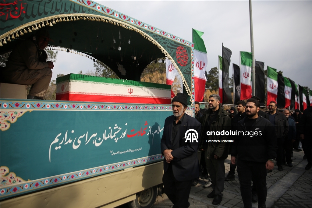 Funeral ceremony in Tehran for those who lost their lives in the US-Israel attacks on Iran